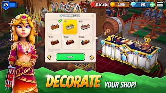 Game screenshot Shop Titans: Crafting Tycoon apk download