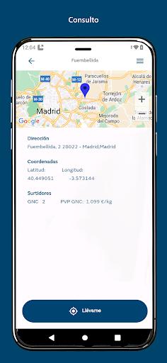 Android application Naturgy Vehicular screenshort