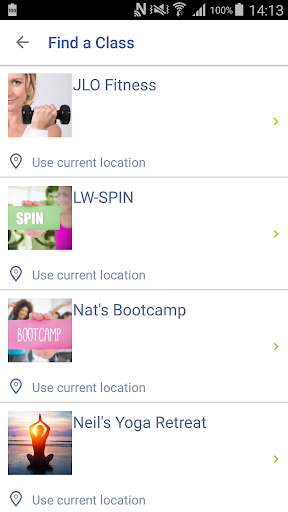 Android application BookFit screenshort