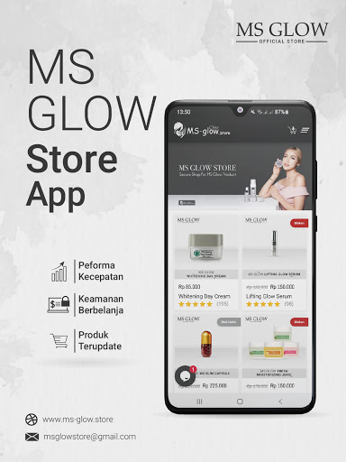 Android application MS GLOW - OFFICIAL APP STORE screenshort