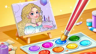 Game screenshot プリンセスゲーム：ファンタジーぬりえ mod apk