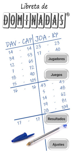 Android application Libreta de Dominó - Dominadas® screenshort