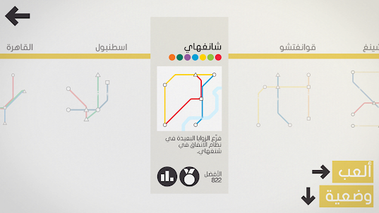 Mini Metro - مترو صغير