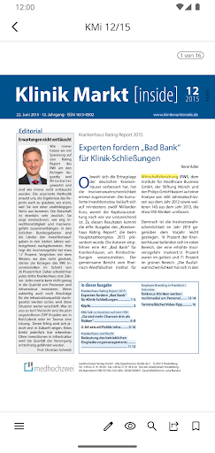 Android application KlinikMarktinside screenshort
