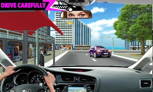 Pink Taxi Driving Game 3D Unknown