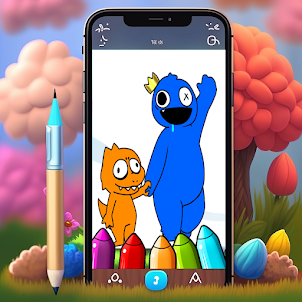 Rainbow Friends :Coloring game