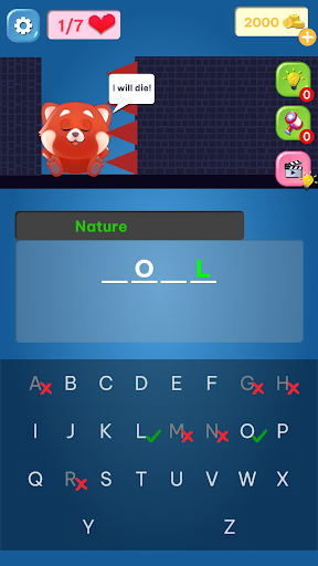 Android application Guess Words: Animal Rescue screenshort