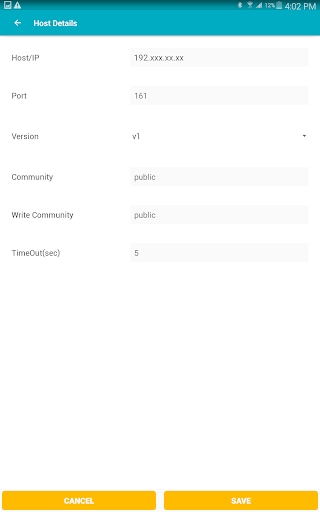 Screenshot of SNMP MIB Browser