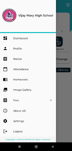 Vijay Mary High School ACADMIN Screen 2