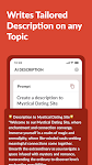 screenshot of AI Description Generator