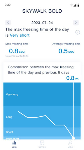 Android application SKYWALK-FOG screenshort