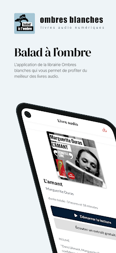 Android application Balad’ à l’ombre screenshort