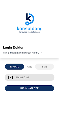 Android application Konsuldong for Doctors screenshort