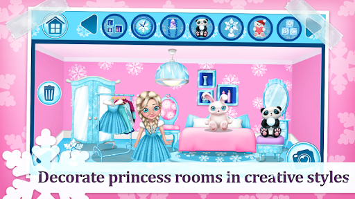 Ice Princess Doll House Games  screenshots 2