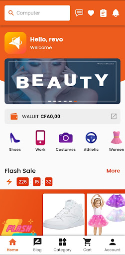 Android application Wartzon screenshort