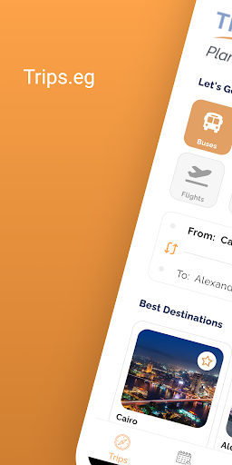 Android application Trips.eg screenshort