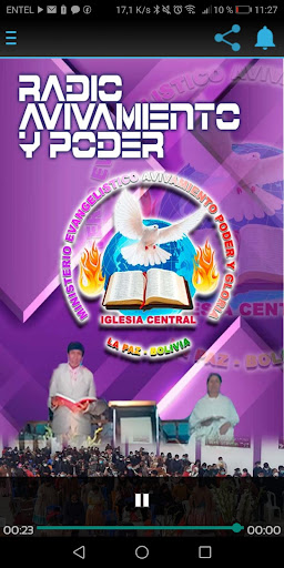 Radio Avivamiento y Poder Screen 2