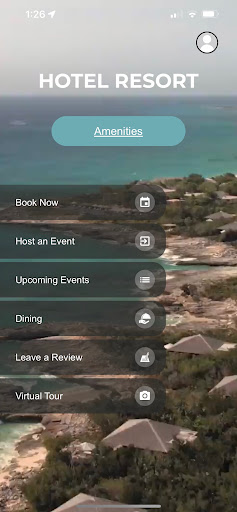 Android application Hospitality - enCappture screenshort