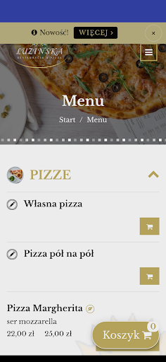 Restauracja Luzińska Screen 3