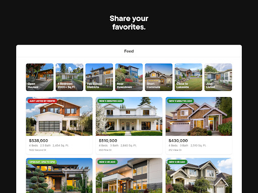 Screenshot of Redfin: Buy, Sell & Rent Homes