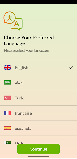 Android application Glydde screenshort