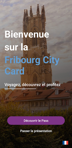 Android application Fribourg City Card screenshort