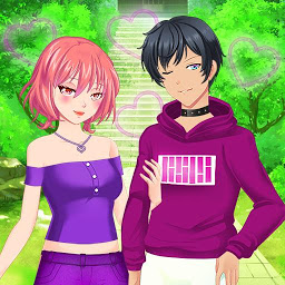 Anime Couples Dress Up Game белгішесінің суреті