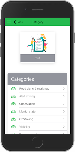 Driver theory test Ireland Screen 2