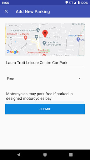 UK Motorcycle Parking Screen 3