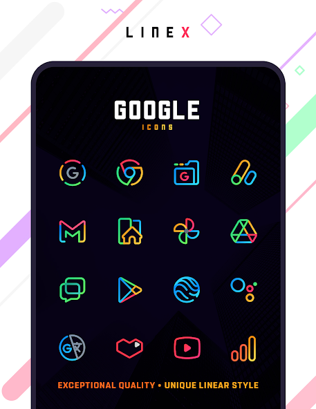 LineX Icon Pack banner