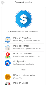 Captura de Pantalla 1 Precio del Dólar en Argentina android