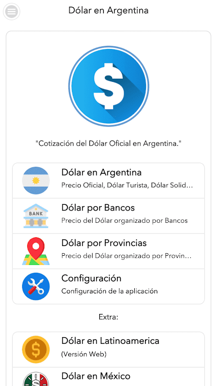 Precio del Dólar en Argentina - 1.0.4 - (Android)