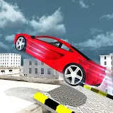Flying Rooftop Car Sprint Sim icon