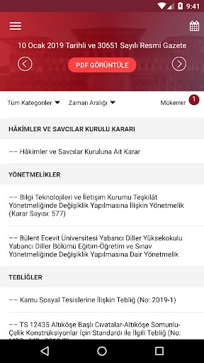 T.C. Resmi Gazete Screen 2