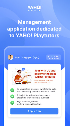 Android application YAHO! - App for Playtutor screenshort