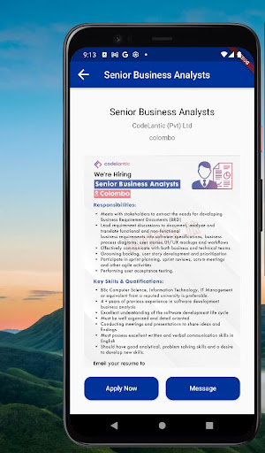 Sri Lanka Jobs Screen 2