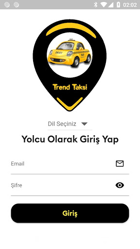Android application Trend Taxi (Passenger Module) screenshort