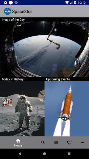 Android application Space365 screenshort