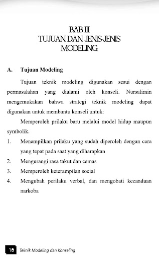 Teknik Modeling Dan Konseling