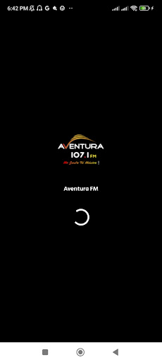 Android application AVENTURA FM ECUADOR screenshort