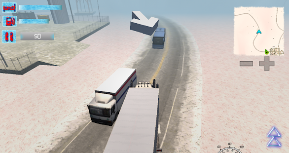 Trucker 3D Alaska Winter Roads Screenshot