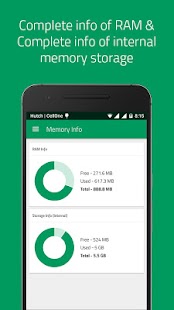Memory Info (RAM, ROM Internal Captura de pantalla