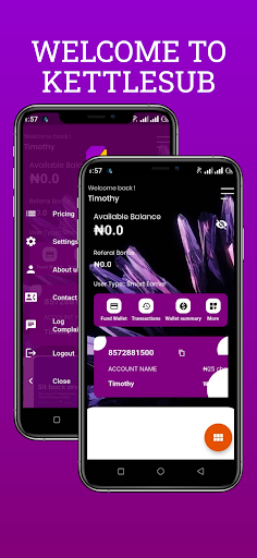 Android application Kettlesub screenshort