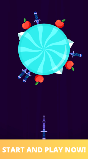 Android application Knife UP RTX - Hit the target screenshort
