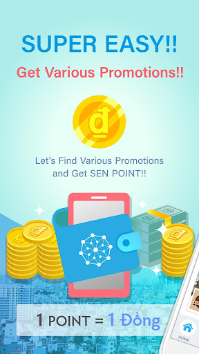 Android application SEN POINT screenshort