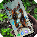 Scorpion in phone prank icon