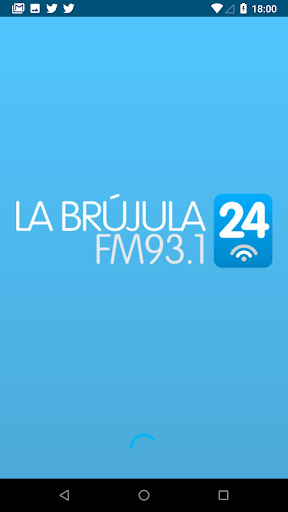 Android application La Brújula 24 FM 93.1 screenshort