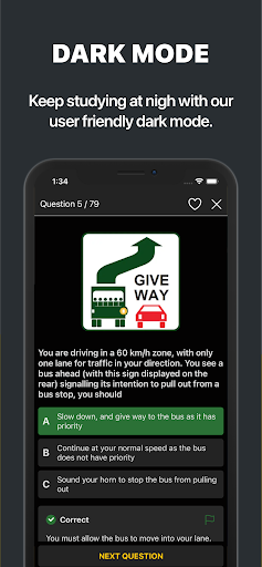 Screenshot of Driver Knowledge Test NSW 2025