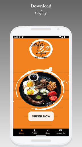 Android application Cafe 32 screenshort