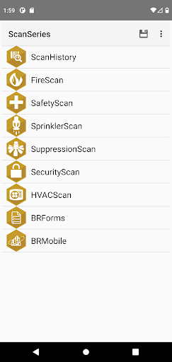Android application ScanSeries screenshort